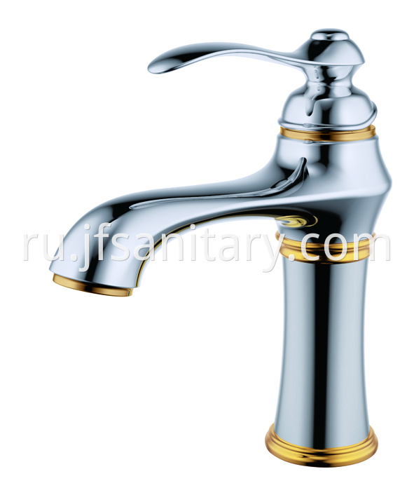 antique brass single hole bathroom faucet